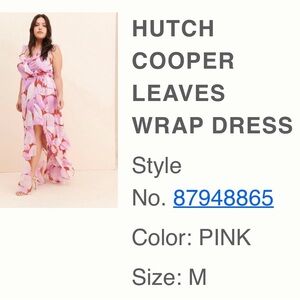 Free People Pink & Red Abstract Tiered Maxi Dress